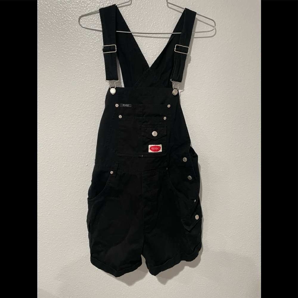 Revolt jeans overall shorts size L perfect conditi